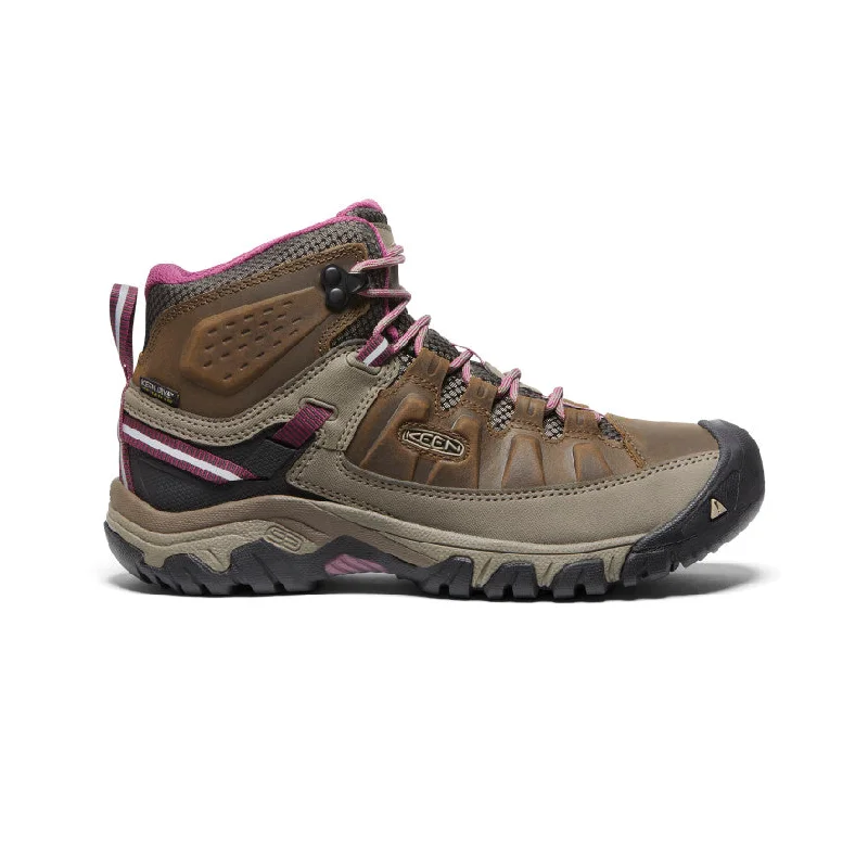 Special Offer For You Women's Targhee III Waterproof Mid  |  Weiss/Boysenberry