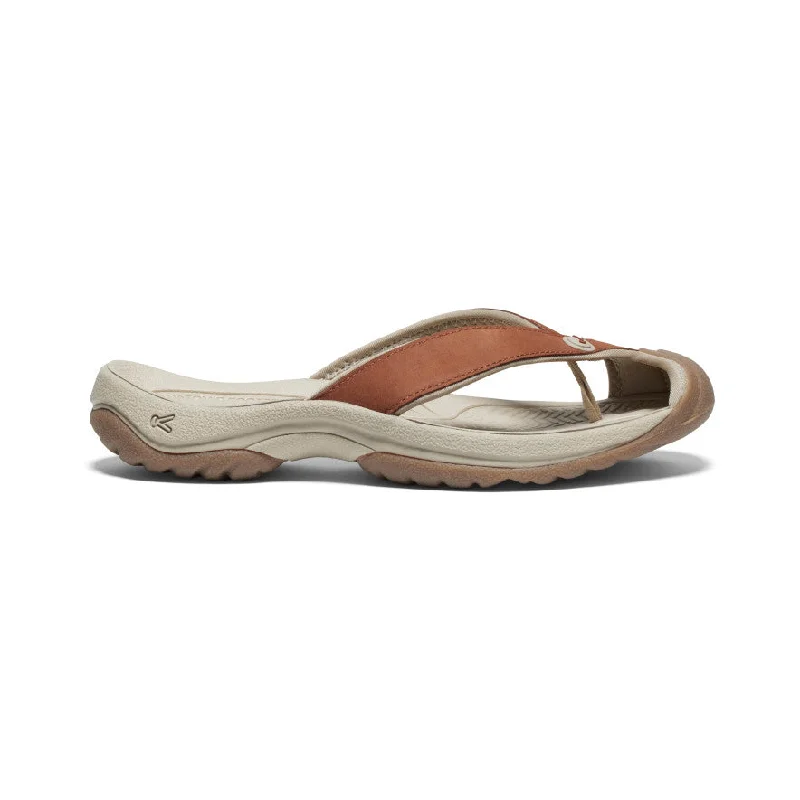 Huge Discounts This Week Women's Waimea Leather Flip-Flop  |  Sorrel Horse/Plaza Taupe