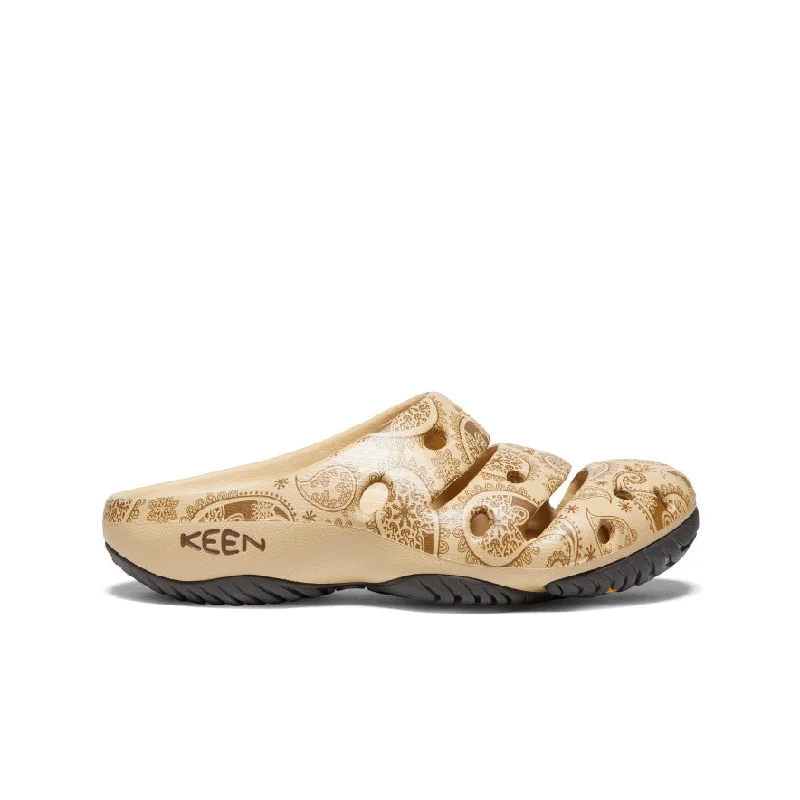 Winter Warehouse Sale Women's Yogui Arts Clog x THC  |  Caffe Latte Paisley