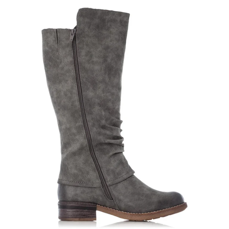 Trendy Footwear Sale Rieker Fabrizia 52 Smoke/Nero