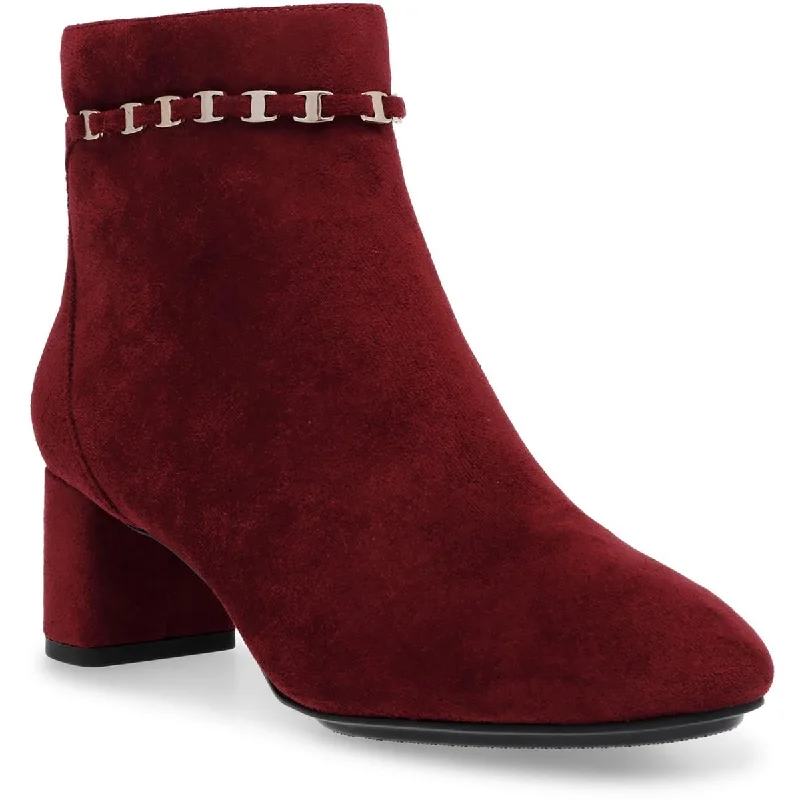 Comfortable Fashion Shoes Anne Klein Womens KAIRO ROUND TOE DRESSY Ankle Boots