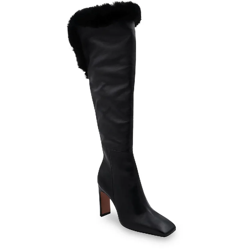 Luxury Shoes Clearance BCBGMAXAZRIA Womens Marsha Block Heel Elegant Over-The-Knee Boots