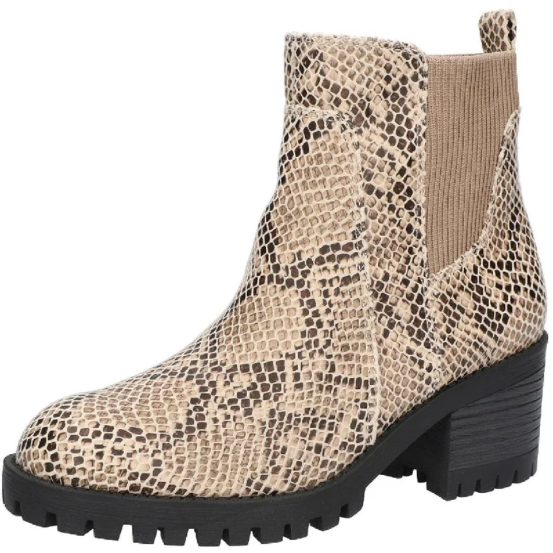 Style Breakthroughs Bella Vita Womens Connery Heel Stretch Ankle Boots