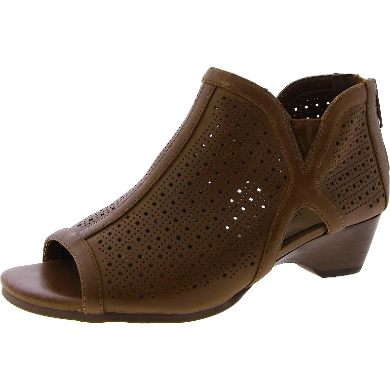 Comfortable Stretch Shoes Promotion Bella Vita Womens Remy  Leather Perforated Booties