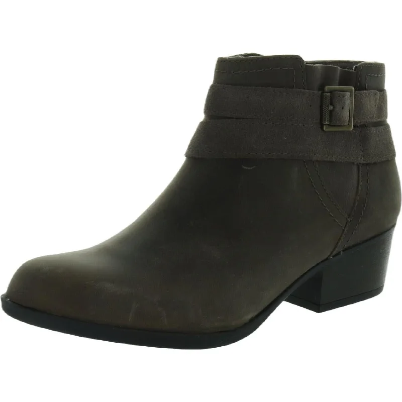 Laid-Back Fashion Offers Clarks Womens Adreena Show Leather Embellished Ankle Boots