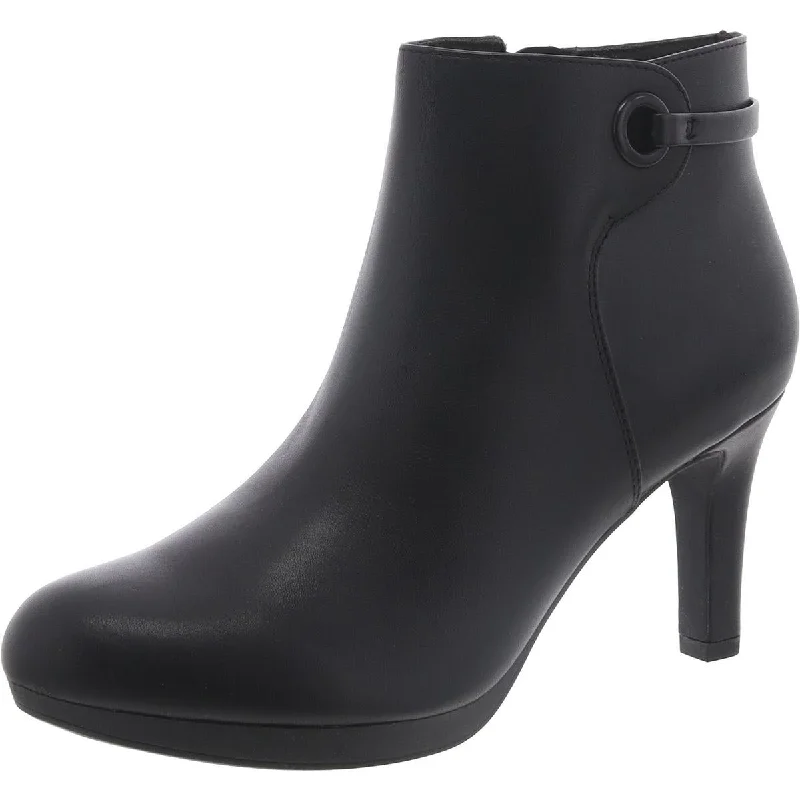 Flash Sale Fever Clarks Womens Adriel Mae Leather Zipper Ankle Boots