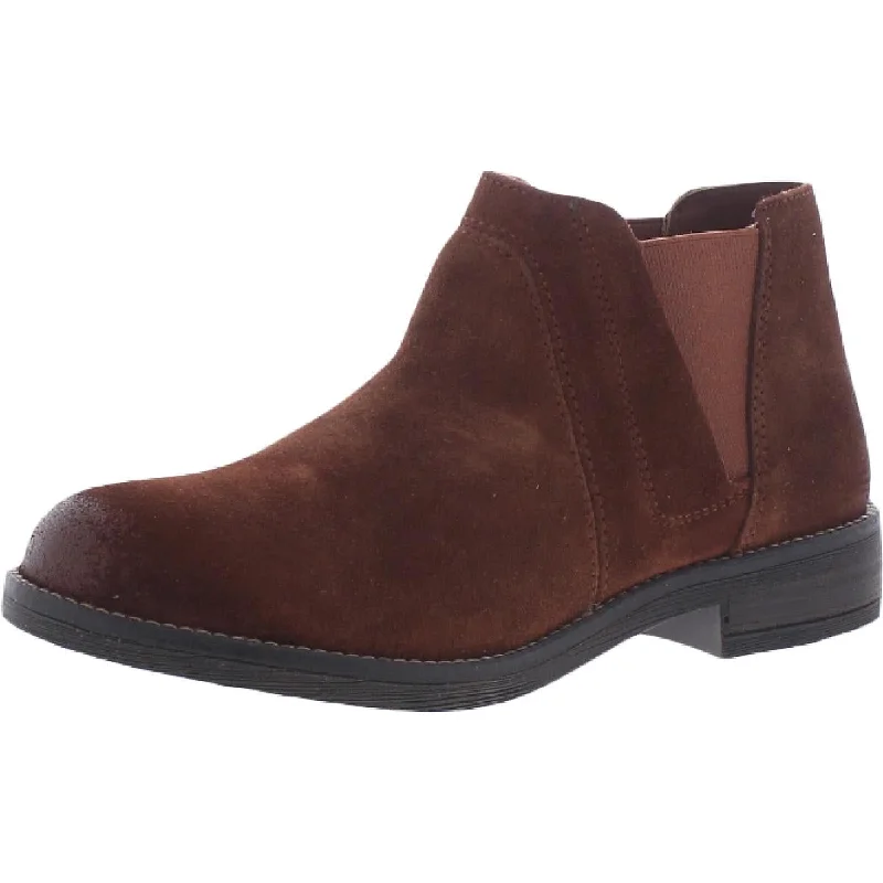 Limited Stock Clarks Womens Demi Beat Suede Pull On Chelsea Boots