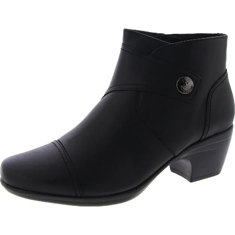 Breathable Flats Offers Clarks Womens Leather Comfort Ankle Boots