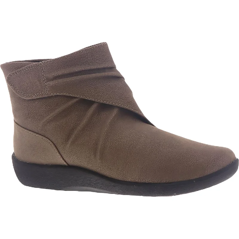 Sale Event, Prices Rock Clarks Womens Sillian Tana Suede Zipper Ankle Boots