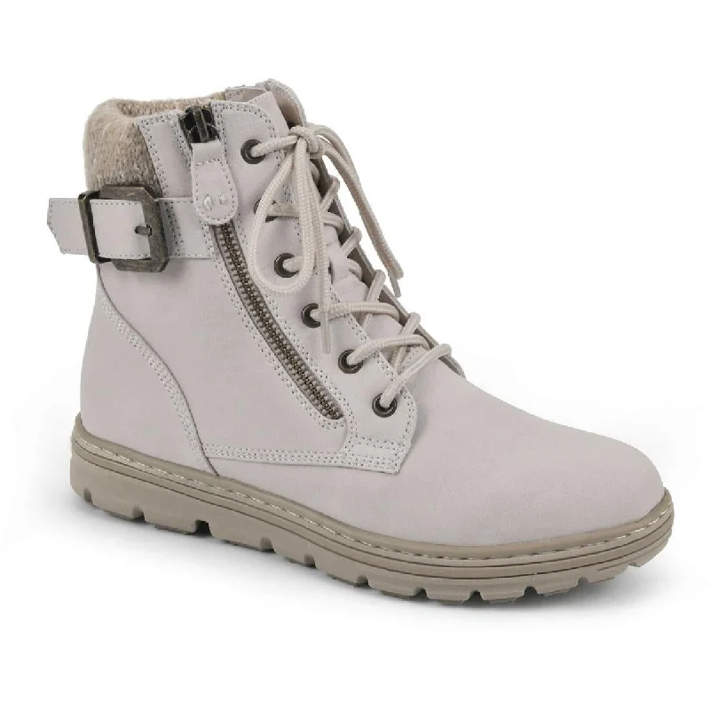 Romantic Fashion Discounts Cliffs by White Mountain Womens Kelsie Zipper Faux Leather Hiking Boots