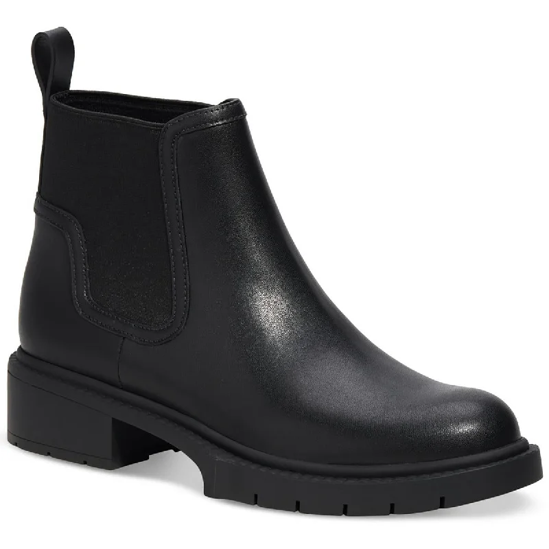 Vintage Boots Deals Coach Womens LENORA Leather Round toe Ankle Boots