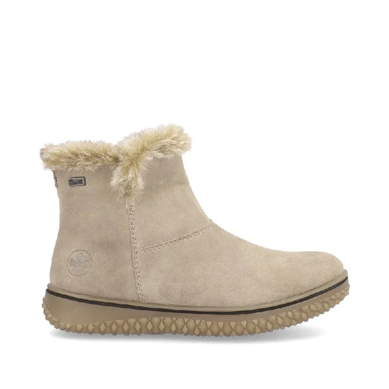 Seasonal Footwear Sale Rieker Women's Cordula 66 Zip Up Ankle Boot Shell / Steppe