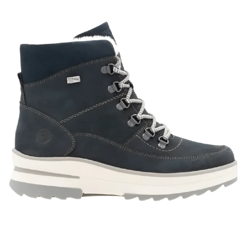 Comfortable Fashionable Shoes Remonte Women's Lelisha Boot Pazifik / Pazifik / Pazifik / Bianco