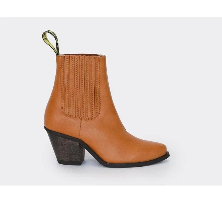 Slip-On Shoes Promotion 'Daisy' Vegan Ankle Boots by Good Guys Don't Wear Leather - honey Slip-On Shoes Promotion 'Daisy' Vegan Ankle Boots by Good Guys Don't Wear Leather - honey