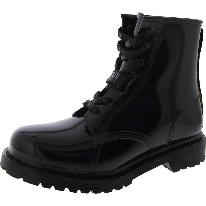 All-Day Comfort Shoes DKNY Womens Tilly Patent Ankle Rain Boots