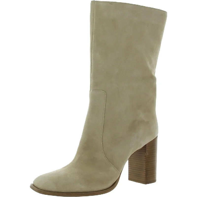 Stylish Shoe Discounts Dolce Vita Womens Nokia Suede Square Toe Mid-Calf Boots