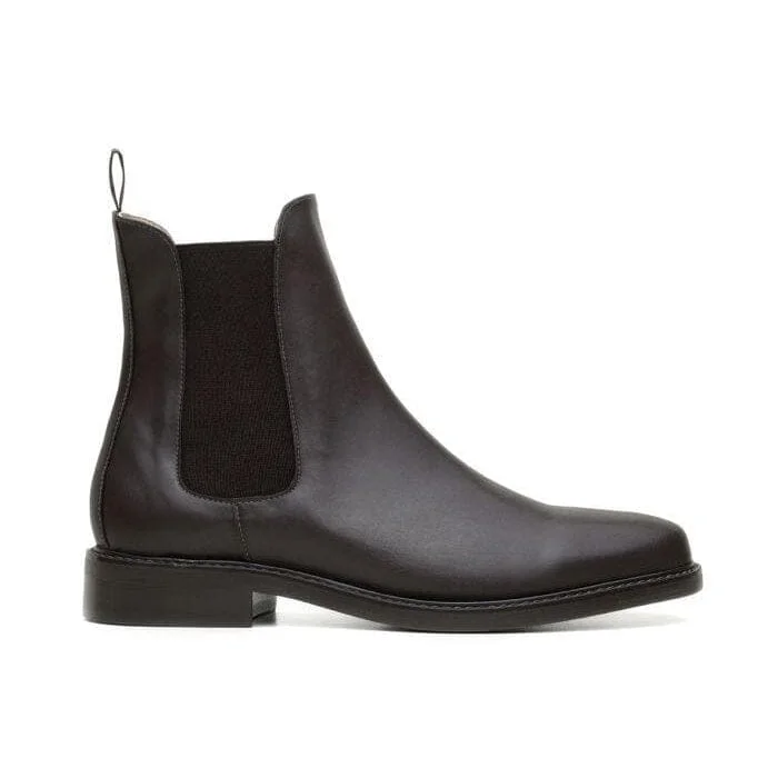 Modish Fashion Discounts 'Dylan' Unisex Chelsea Vegan Boots by Ahimsa - Espresso