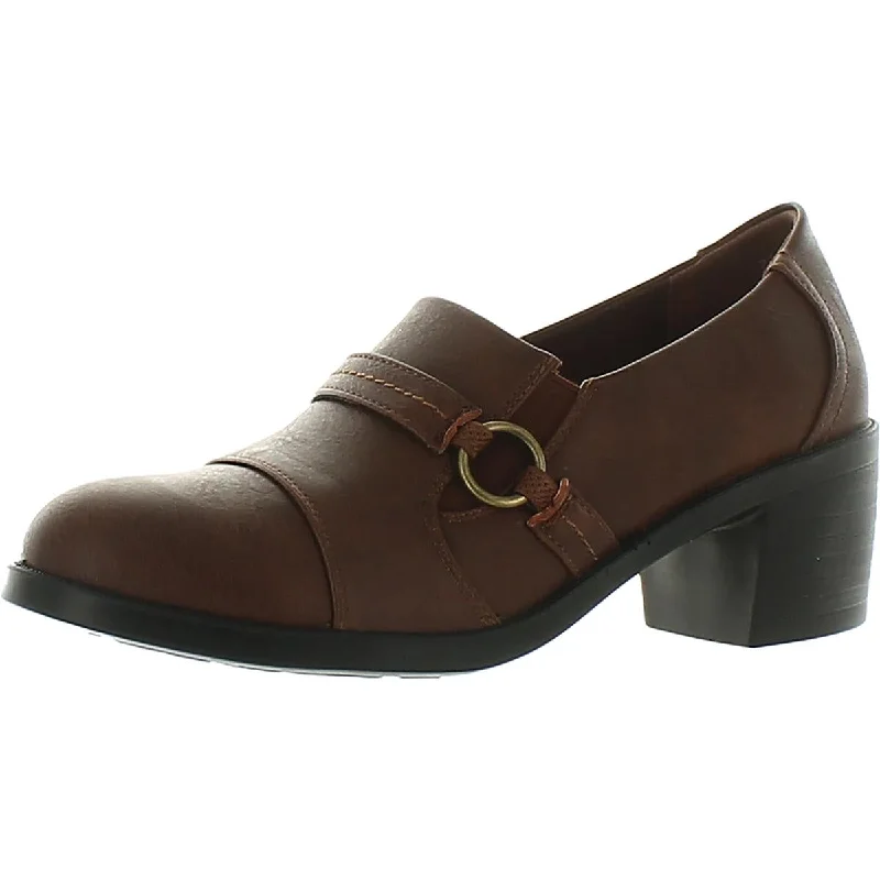 Fashion Sale Easy Street Womens Luka Faux Leather Round Toe Shooties