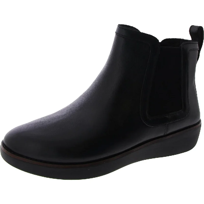Hot Sale Fitflop Womens CHAI CHELSEA Leather Pull On Ankle Boots