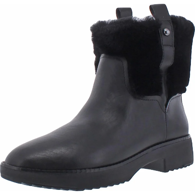 Urban Fashion Footwear Fitflop Womens Mimie Leather Cold Weather Ankle Boots