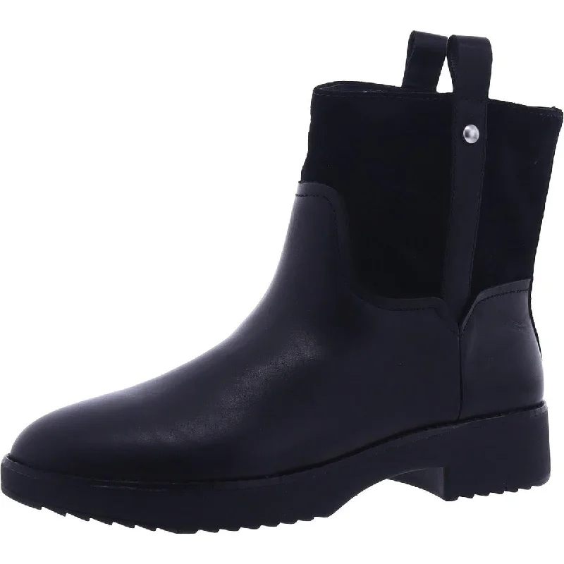 Stylish Basics Fitflop Womens SIGNEY MIXTE Leather Pull On Ankle Boots