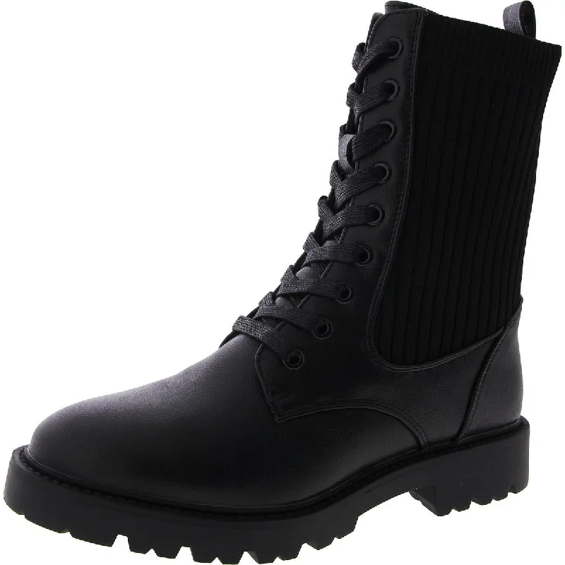 Explore What's New French Connection Womens Faux Leather Lace Up Combat & Lace-Up Boots Explore What's New French Connection Womens Faux Leather Lace Up Combat & Lace-Up Boots
