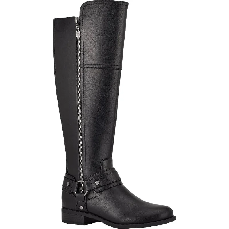 Ultra-Soft Flats Deal GBG Los Angeles Womens Harlea Faux Leather Harness Knee-High Boots Ultra-Soft Flats Deal GBG Los Angeles Womens Harlea Faux Leather Harness Knee-High Boots