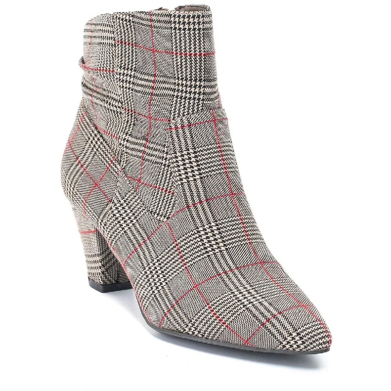 Exclusive Discount GC Shoes Womens Levi Block Heel Pointed Toe Ankle Boots