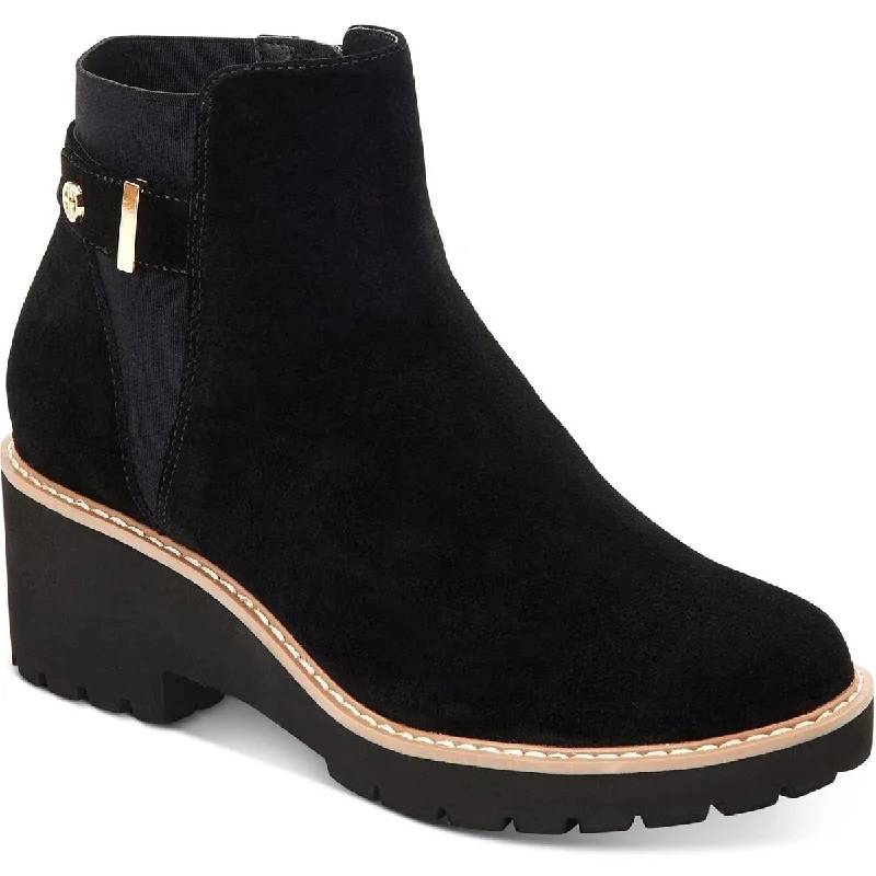 Casual Chic Deals Giani Bernini Womens Vaass Suede Ankle Wedge Boots