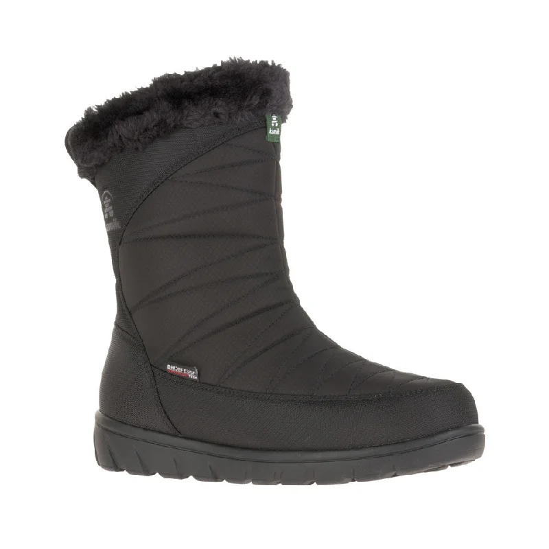 Modern Urban Slip-Ons Kamik Women's Hannah Zip Boot Wide Black