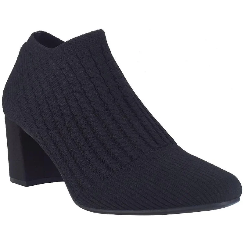 Dive Into Trendy Styles Impo Womens Nancia Knit Slip On Booties