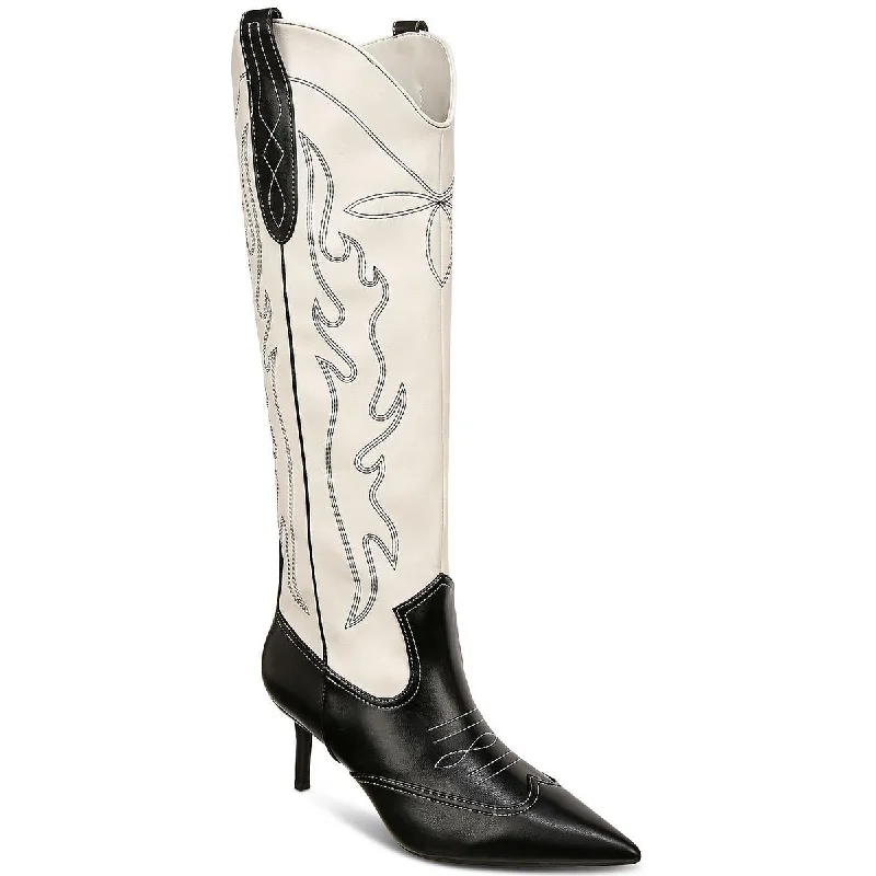 Statement Footwear Discount INC Womens Hayleigh Faux Leather Knee-High Boots
