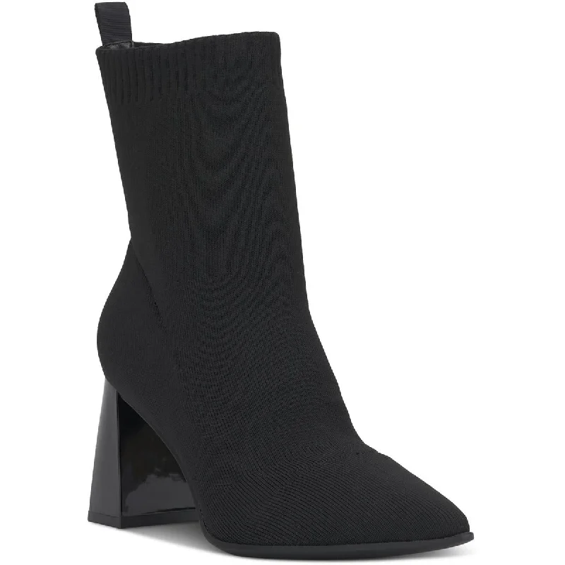 Luxury Fashion INC Womens XIMENAF Knit Block heel Booties