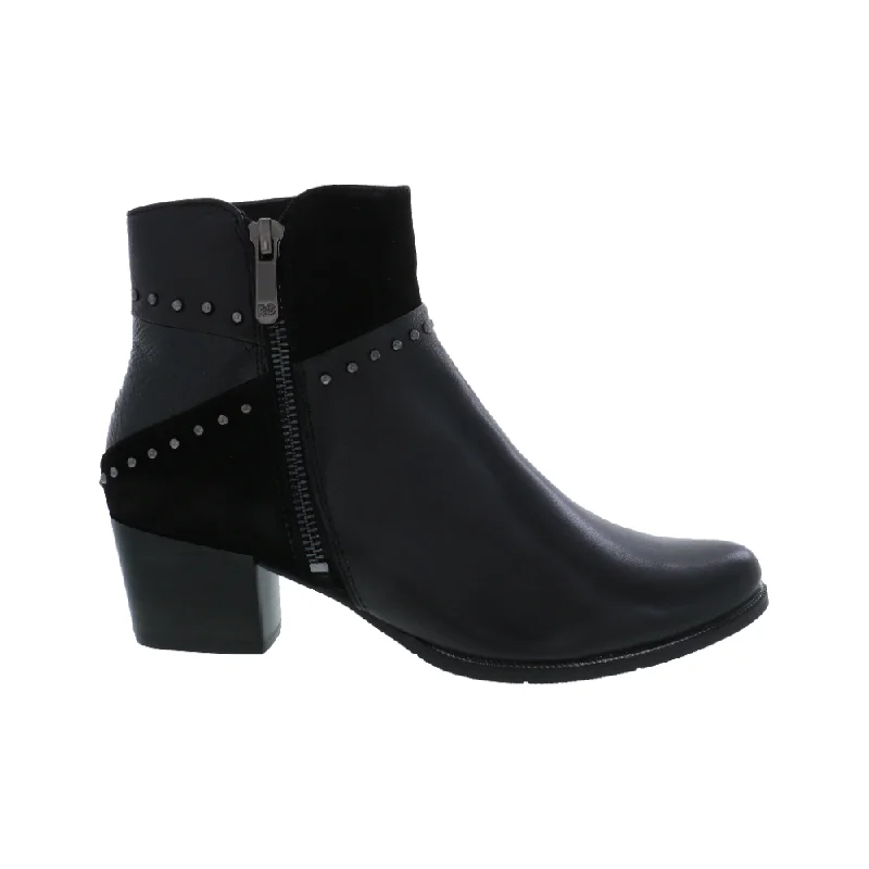 Comfortable Dress Shoes Regarde Le Ciel Women's Isabel-119 Block Heel Ankle Boot Black Comfortable Dress Shoes Regarde Le Ciel Women's Isabel-119 Block Heel Ankle Boot Black