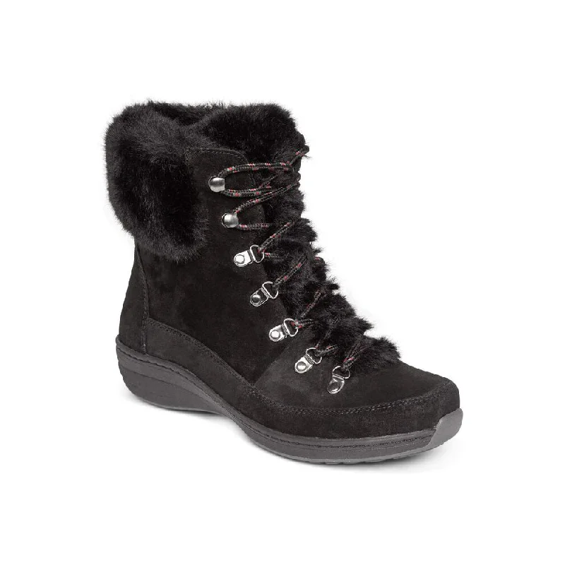 Fashion Deal Aetrex Jodie Fur Arch Support Waterproof Winter Boot