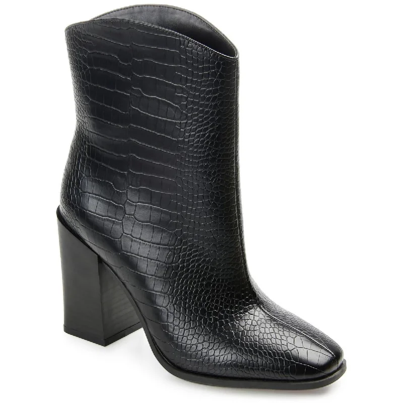 Latest Trends Journee Collection Womens Brekinn Faux Leather Block Heel Mid-Calf Boots Latest Trends Journee Collection Womens Brekinn Faux Leather Block Heel Mid-Calf Boots