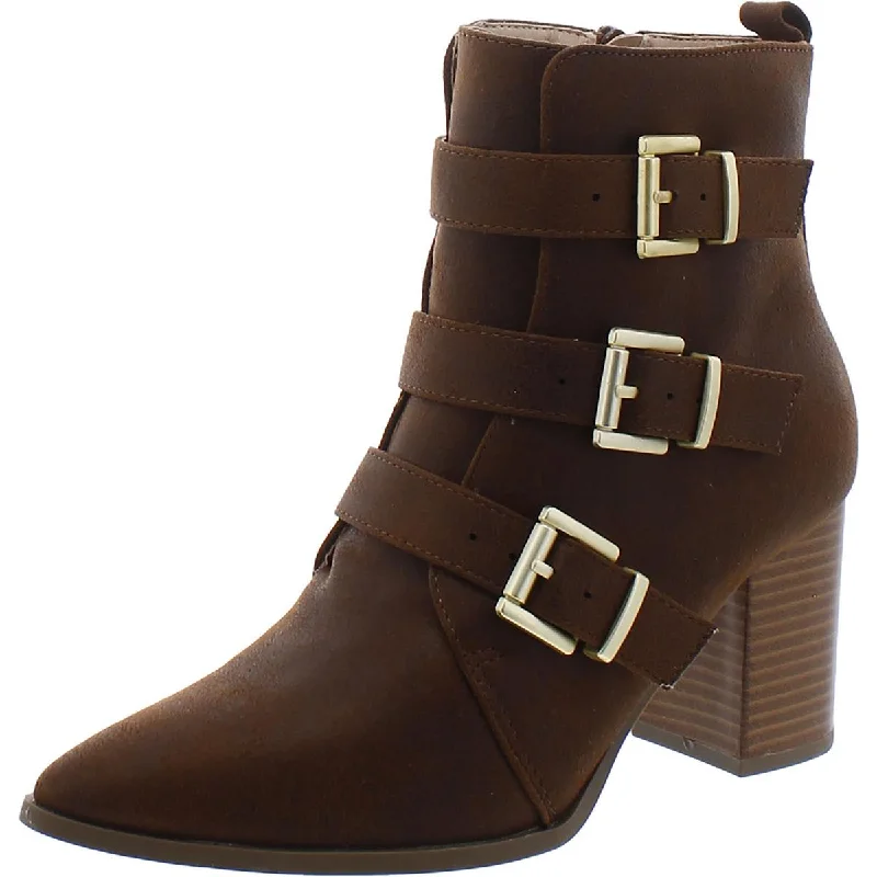 Comfortable Stretchy Shoes Journee Collection Womens Strappy Faux Leather Ankle Boots Comfortable Stretchy Shoes Journee Collection Womens Strappy Faux Leather Ankle Boots