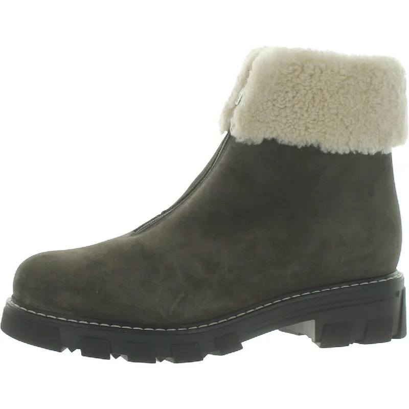 Comfortable Shoes La Canadienne Womens Abba  Lug Sole Round Toe Booties