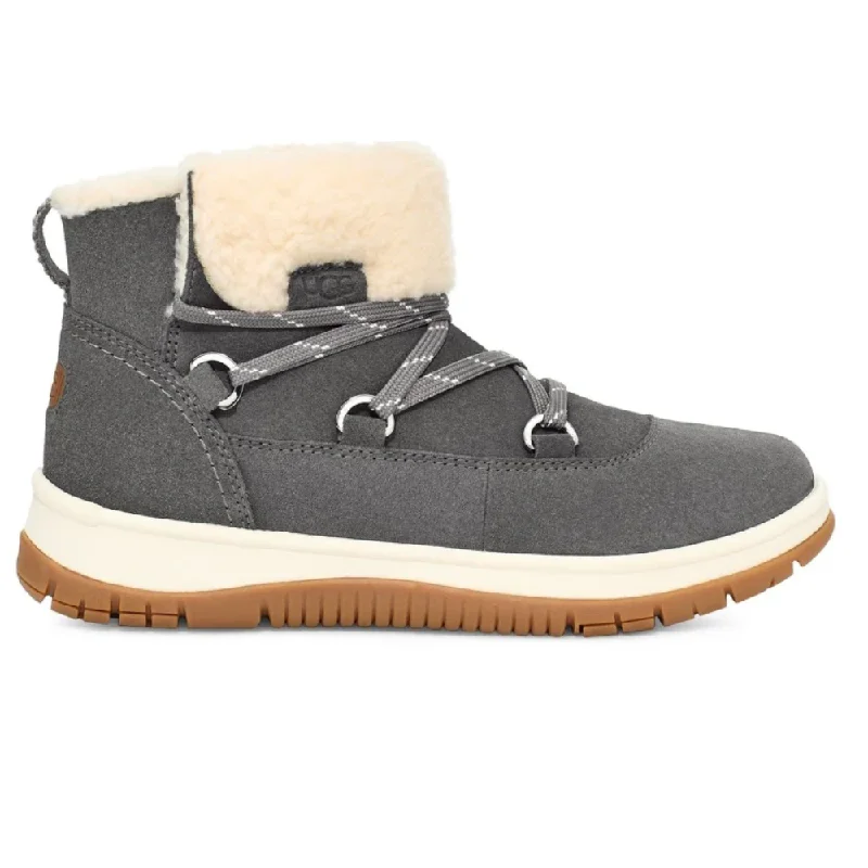 Comfort And Style Shoes Sale Ugg Women's Lakesider Heritage Lace Up Boot Charcoal