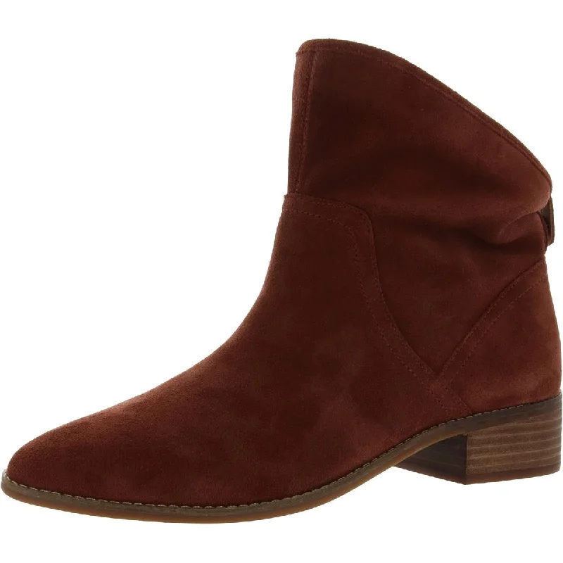 All-Day Comfort Shoes Sale Lucky Brand Womens Lolllin Leather Stacked Heel Booties
