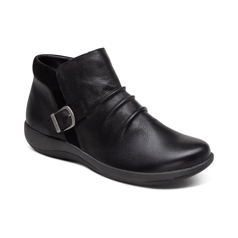 Clearance Event Aetrex Women's Luna Ankle Boot Black