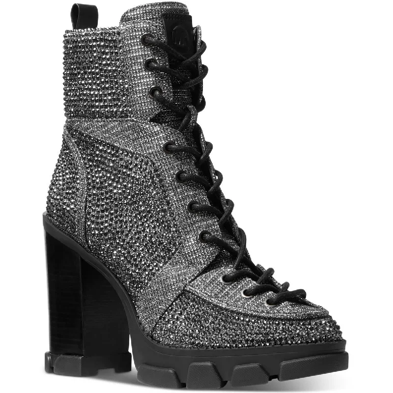 Fashionista Favorites MICHAEL Michael Kors Womens Ridley Textured Embellished Ankle Boots