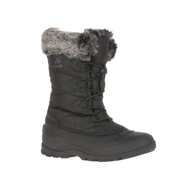 Fashionable Casual Loafers Kamik Women's Momentum Boot Black