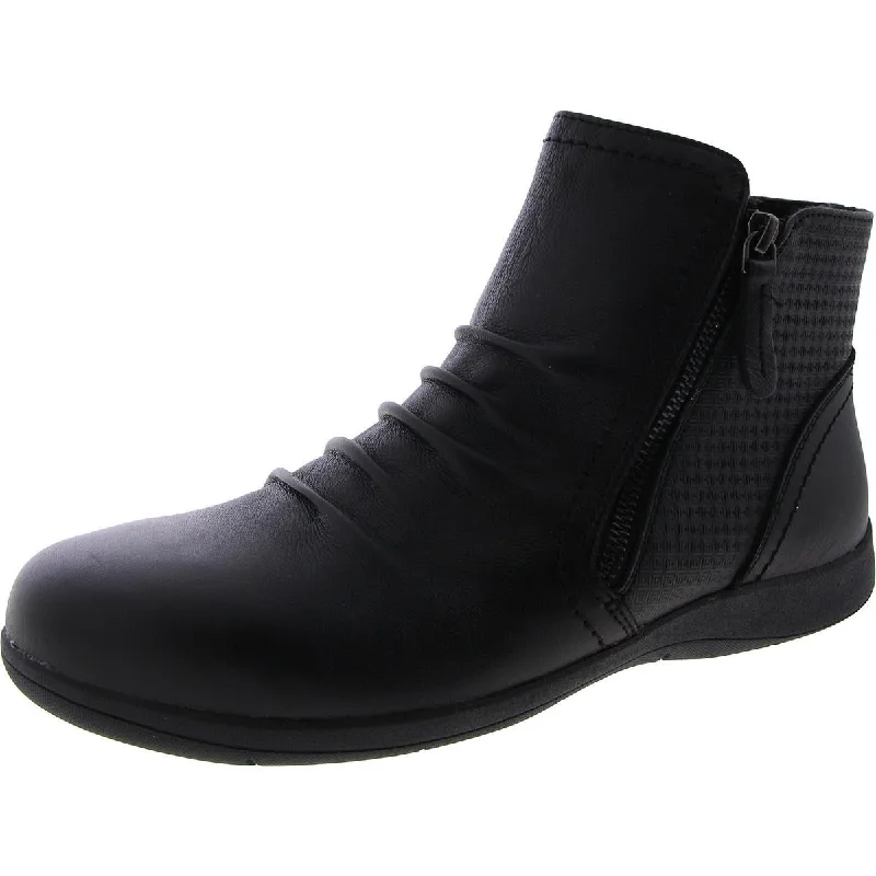 Hot Trends Rockport Works Womens Daisey Leather Ruched Work & Safety Boots