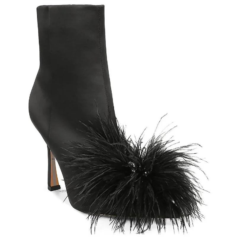 Hot Styles Sam Edelman Womens Ency Satin Embellished Ankle Boots