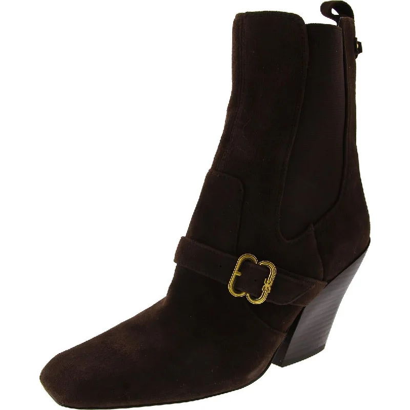Discover Now Sam Edelman Womens Leather Square Toe Ankle Boots