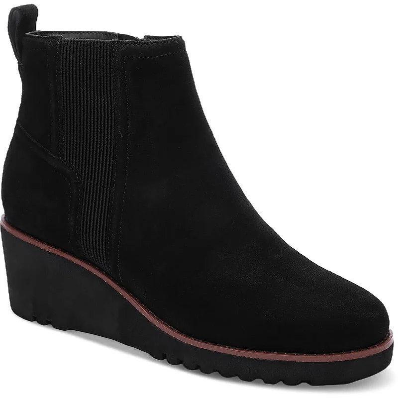 Classic Dress Shoes Sale Sanctuary Womens Suede Round Toe Wedge Boots
