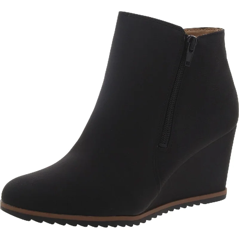 Fashion Deal SOUL Naturalizer Womens Hudson Faux Leather Lifestyle Ankle Boots