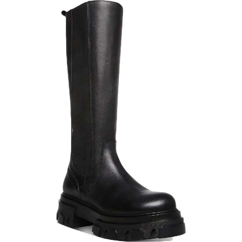 Cozy Chic Promotions Steve Madden Womens Esma Lugged Sole Tall Knee-High Boots