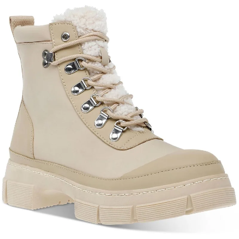 Non-Slip Shoes Sale Steve Madden Womens Hildy Padded Insole Lace Up Ankle Boots